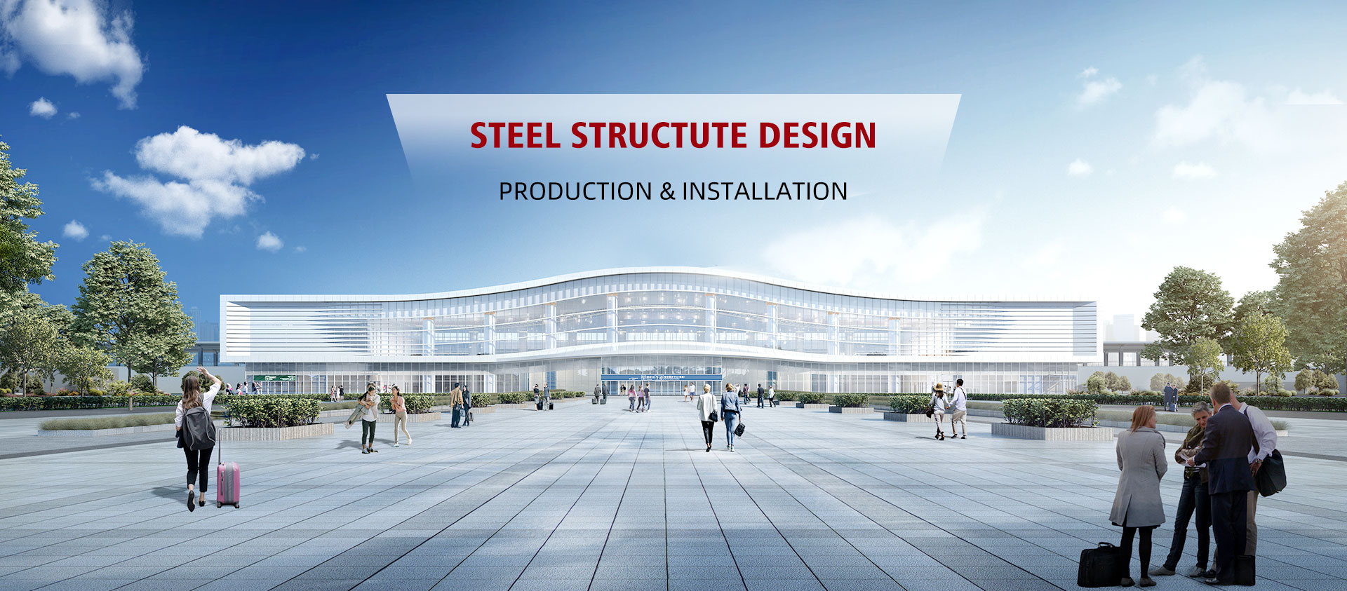Struktura Steel Stasyona Stasyona Chinaînê