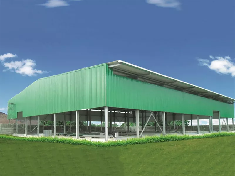Avahiya Warehouse ya Eco-Friendly Prefab Metal